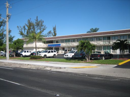 Motel 6, Dania Beach, Florida, USA, Außenansicht