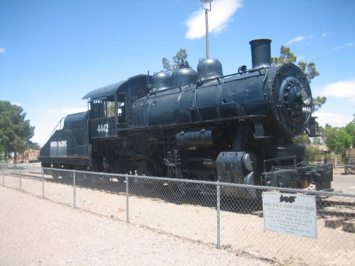 Clark County Heritage Museum, Las Vegas, Nevada, Dampflokomotive Baldwin Typ 0–6–0 Baujahr 1918