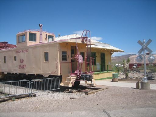 Clark County Heritage Museum, Las Vegas, Nevada, Güterbahnhof und Waggon