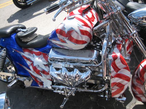 Bike Week 2008, Daytona Beach, Florida, USA, Boss Hoss mit V 8 Motor