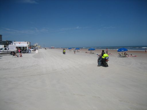 Bike Week 2008, Daytona Beach, Florida, USA, befahrbarer Strand