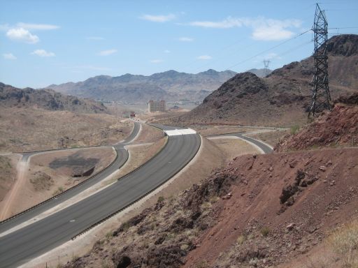 Hoover Dam, Nevada, Arizona, USA, US Highway 93, Neue Strecke