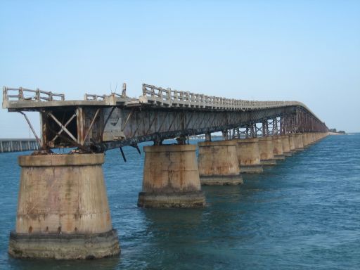 Key West, Florida, Vereinigte Staaten von Amerika, stillgelegte Brücke