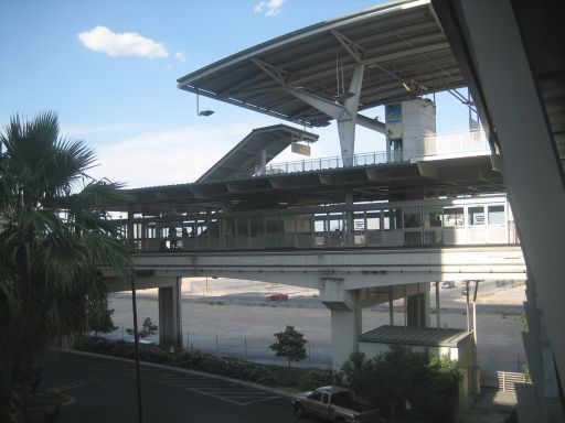 Monorail, Las Vegas, Nevada, Außenansicht einer Station