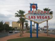 Las Vegas, Nevada, Vereinigte Staaten von Amerika, Ortseingangsschild