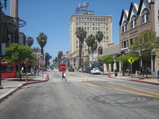 Long Beach, Kalifornien, Vereinigte Staaten von Amerika, Down Town Pine Ave