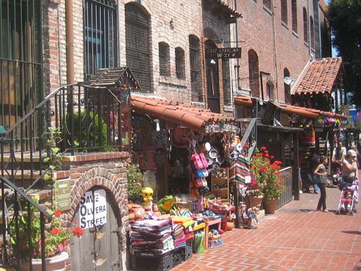 Los Angeles, Kalifornien, Vereinigte Staaten von Amerika, Olvera Street