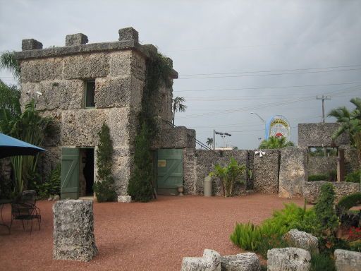 Coral Castle Museum, Miami, Florida, Vereinigte Staaten von Amerika, Burg und Ausgang