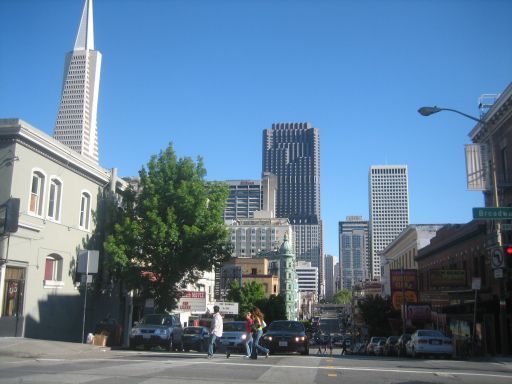 San Francisco, Kalifornien, Vereinigte Staaten von Amerika, Skyline mit Transamerica Pyramid