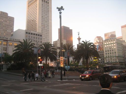 San Francisco, Kalifornien, Vereinigte Staaten von Amerika, Union Square mit Dewey Monument