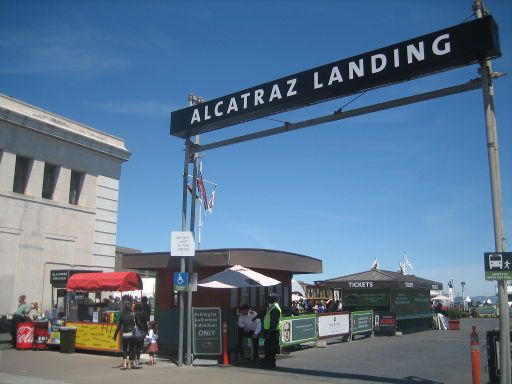 Alcatraz Island, San Francisco, Vereinigte Staaten von Amerika, Pier 33 Alcatraz Landing