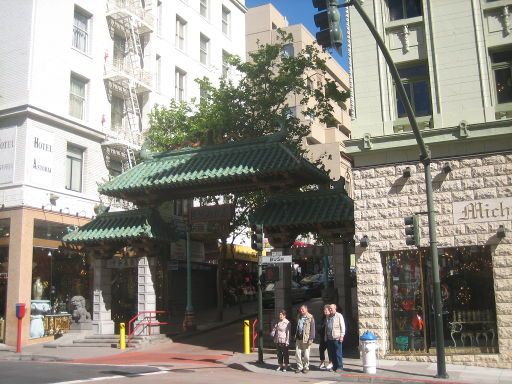 Chinatown, San Francisco, Vereinigte Staaten von Amerika, Dragon’s Gate, 401 Grant Avenue / Bush Street, San Francisco, CA 94108