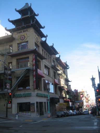 Chinatown, San Francisco, Vereinigte Staaten von Amerika, Chinatown Food Court an Grant Ave / California Street