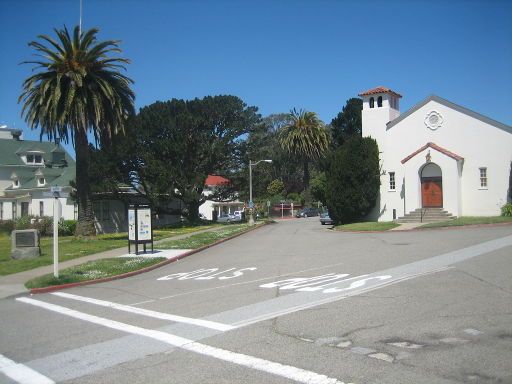 Fort Mason Historic District, San Francisco, Vereinigte Staaten von Amerika, Kapelle im Missionsrevival-Stil