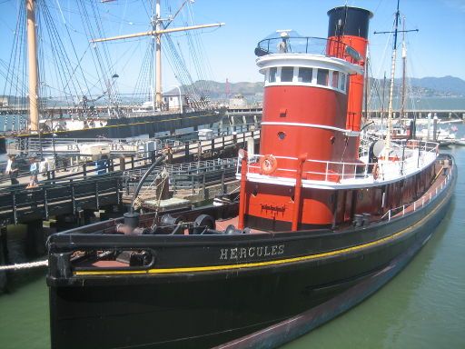 Maritime National Historical Park, San Francisco, Vereinigte Staaten von Amerika, Schlepper Hercules