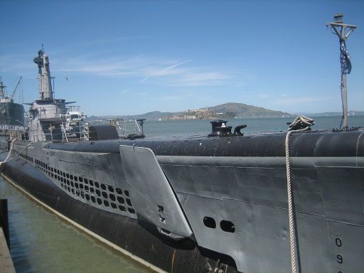 San Francisco Maritime National Park Association, San Francisco, Vereinigte Staaten von Amerika, U-Boot USS Pampanito