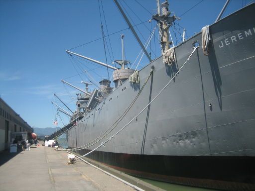 National Liberty Ship Memorial, San Francisco, Vereinigte Staaten von Amerika, SS Jeremiah O’Brien am Pier 45