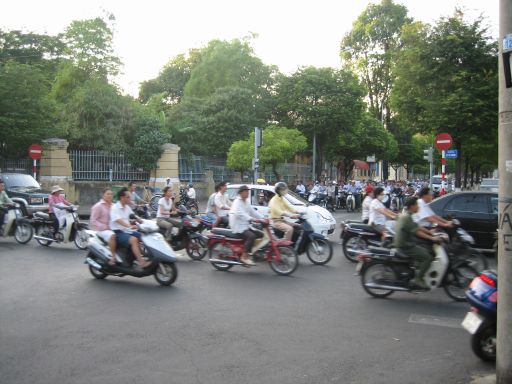 Ho Chi Minh, eine typische Kreuzung